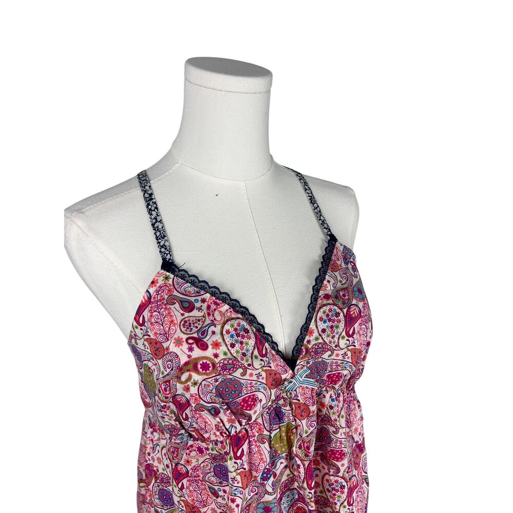 Liberty Target Y2K Cottage Multicolored Patterned Paisley Print Slip Sundress M - Picture 4 of 6